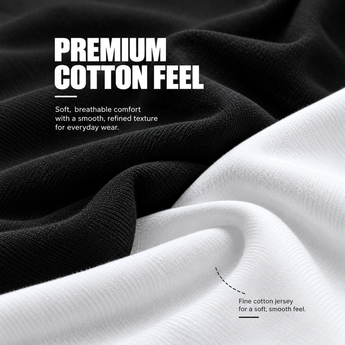 Soft cotton-feel fabric