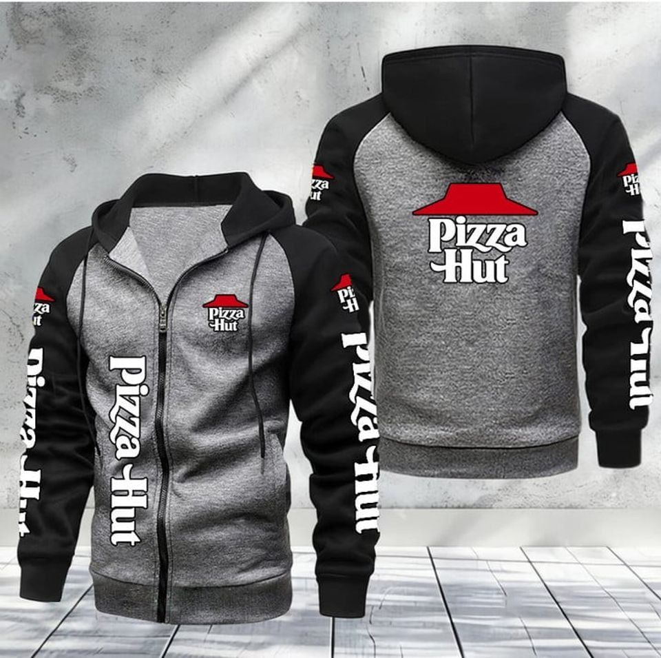 Pizza Hut Raglan Full Zip Hoodies