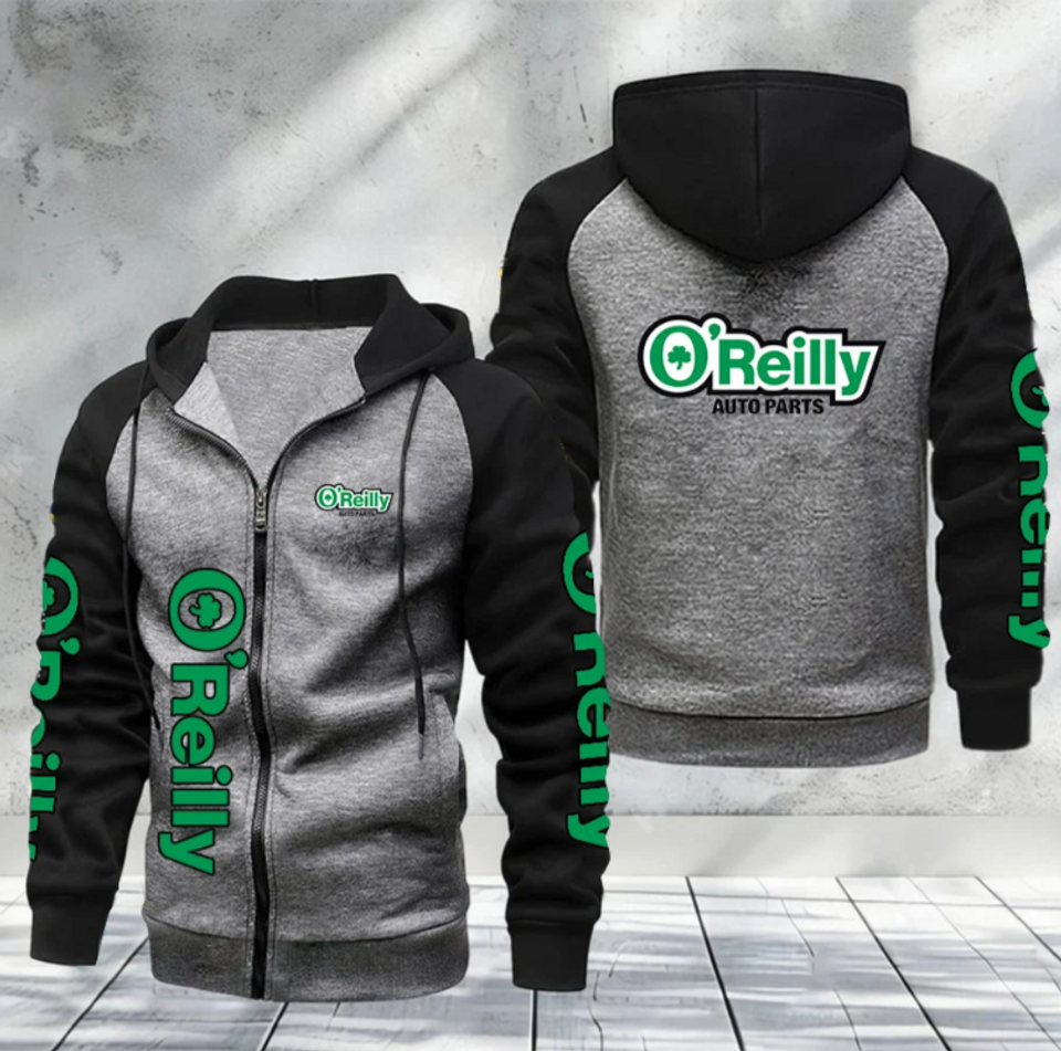 O'Reilly Auto Raglan Full Zip Hoodies