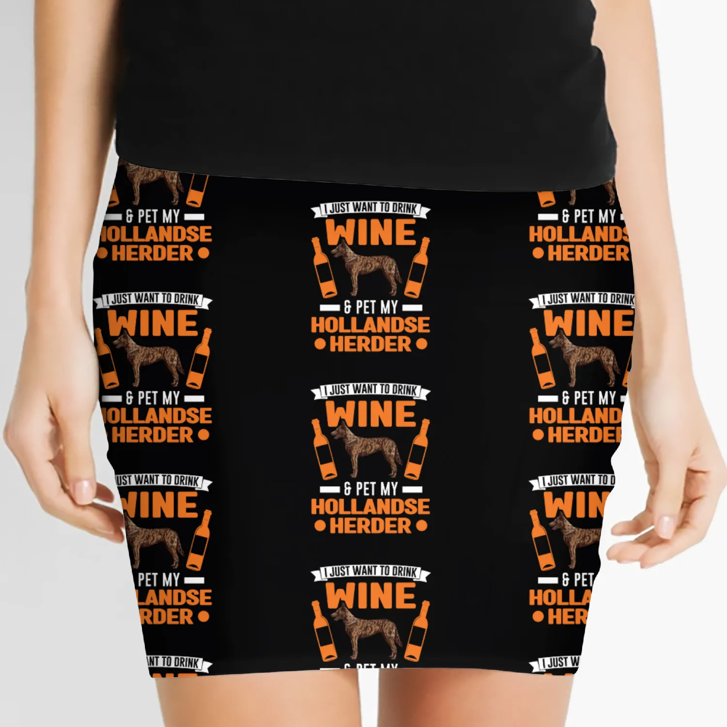 Hollandse Herder And Wine Women's Mini Skirts