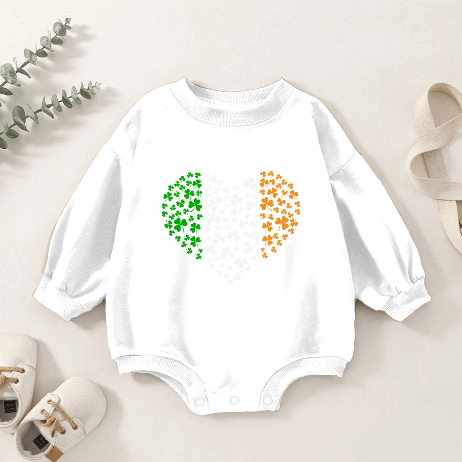 Irish Baby Romper Sweatshirts