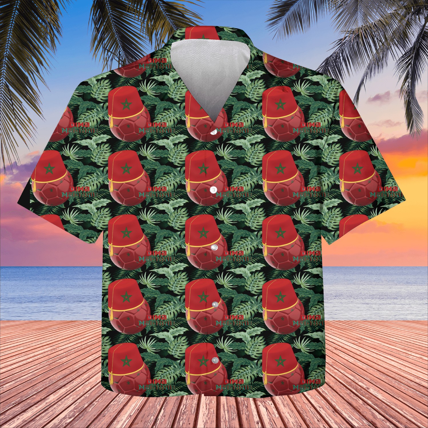 keep and support morroco Kids Hawaiians