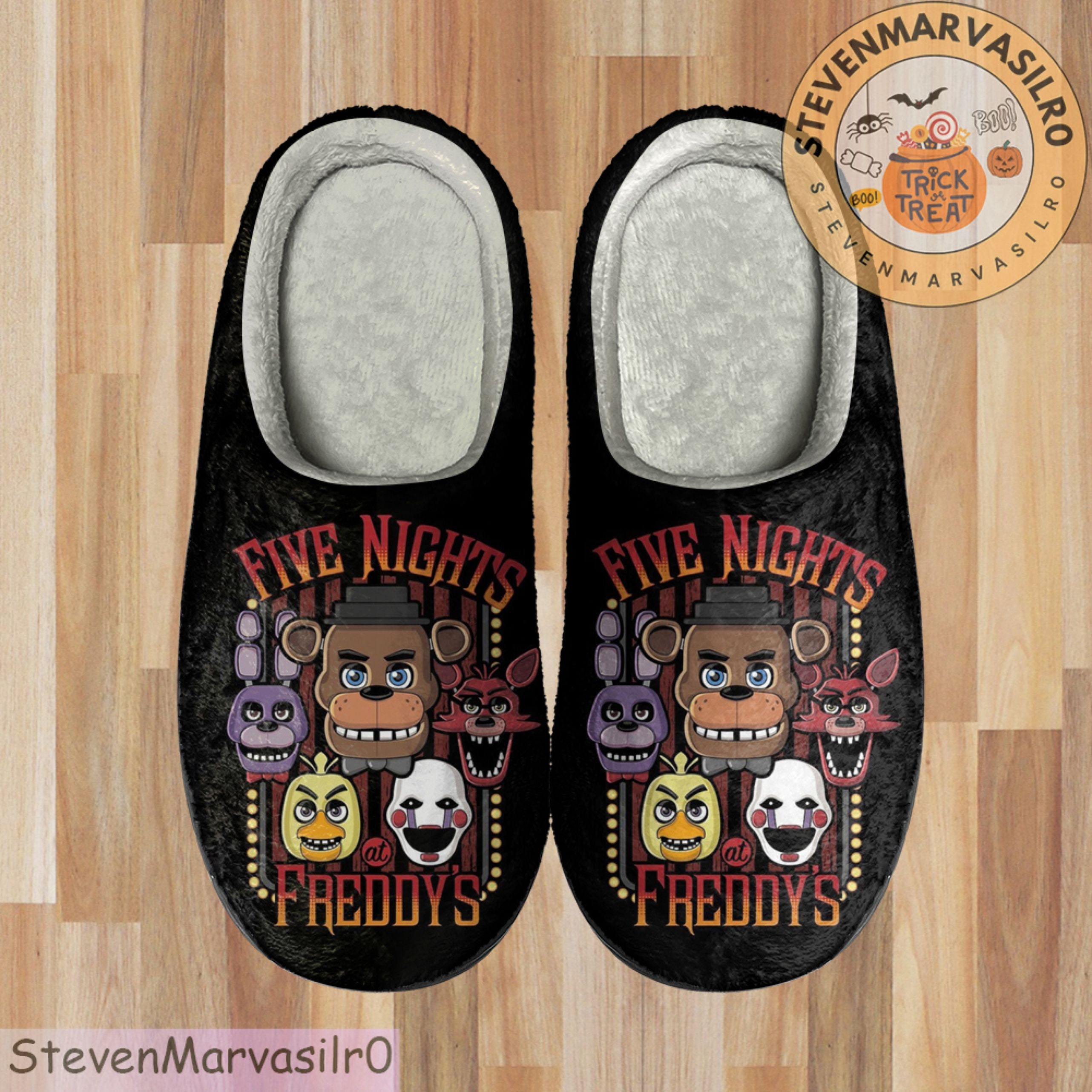 Five Nights at Freddy's Cozy Unisex Winter Slipper, Soft Indoor Shoe, Family Indoor Slipper