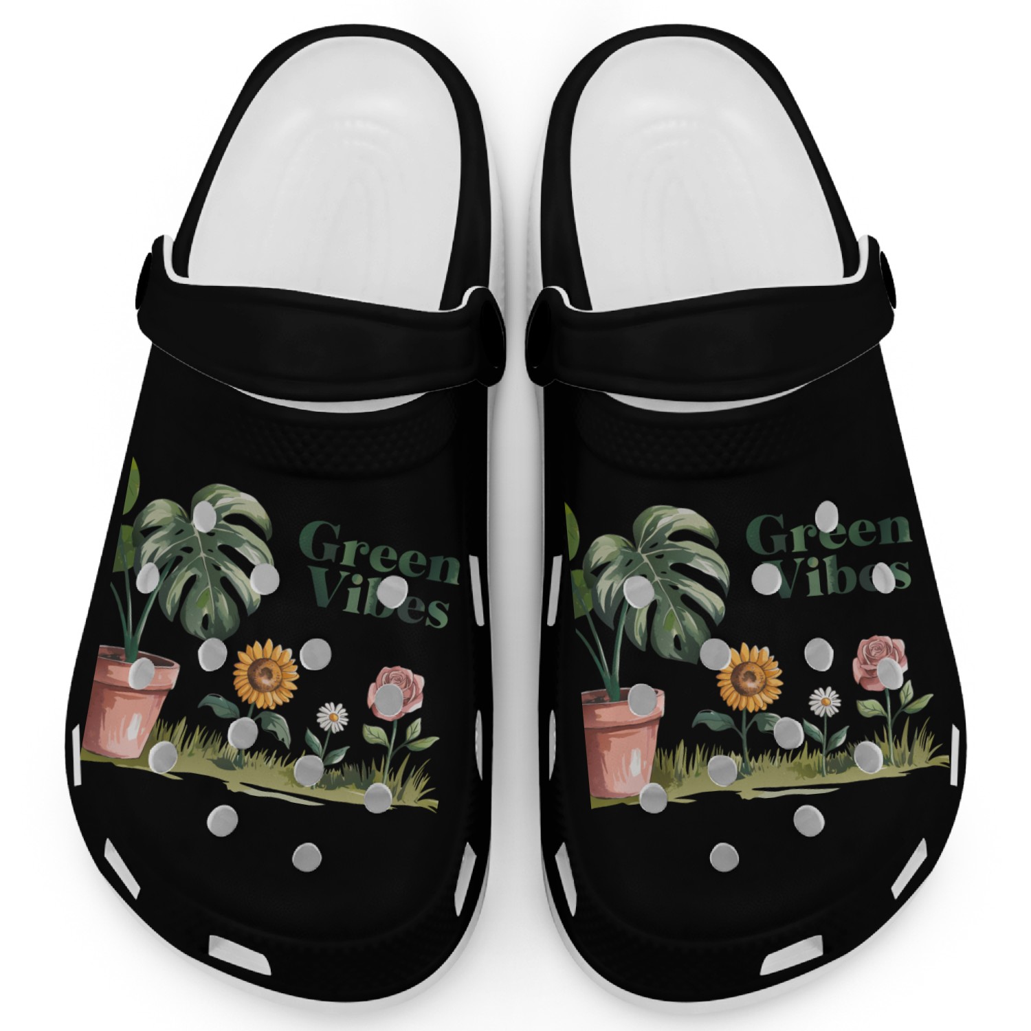 Green Vibes. Clogs
