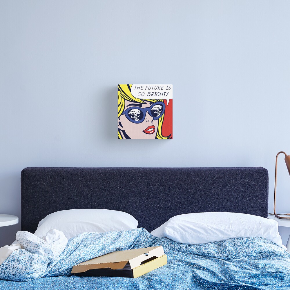 Pop Optimistic Girl Canvas Print