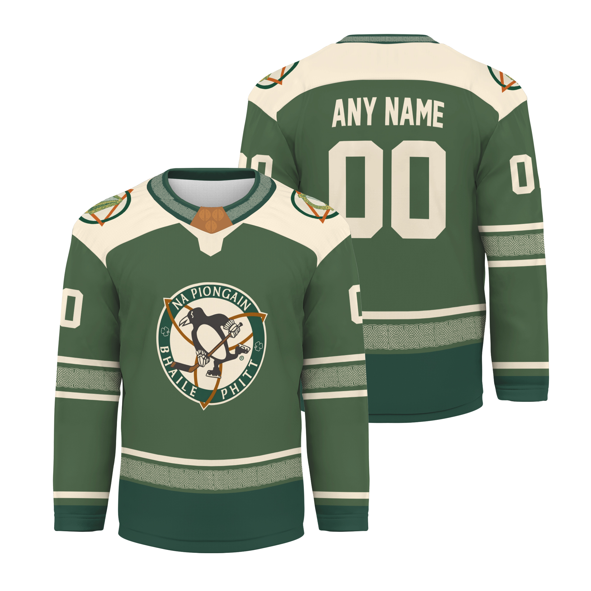 Personalized Pittsburgh Penguins Irish Night 2026 Hockey Shirt Men's Fan Gear