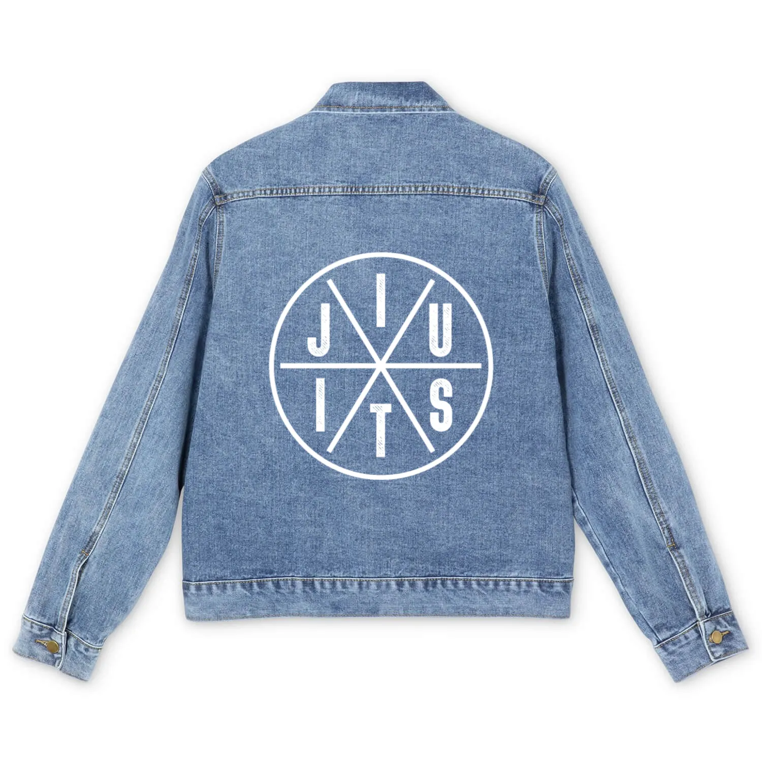 Jiu Jitsu Men's Denim Jackets