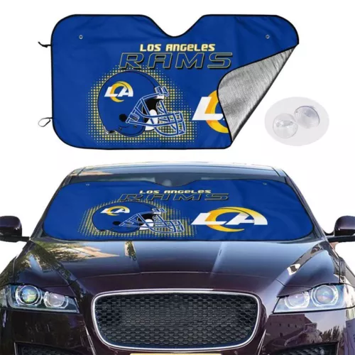 St. Louis Rams Car Windshield Sunshade Helmet Style Car Sunshade Heatproof