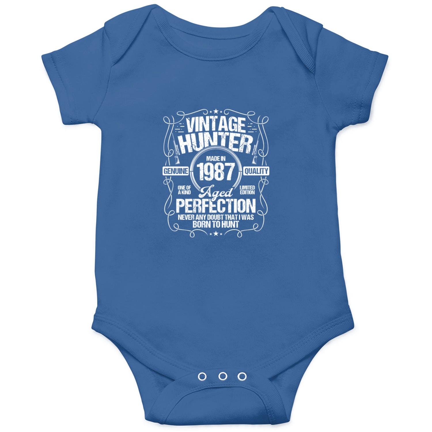 1987 Hunting for Boar Hunter Dog 1987 Year Born Onesies