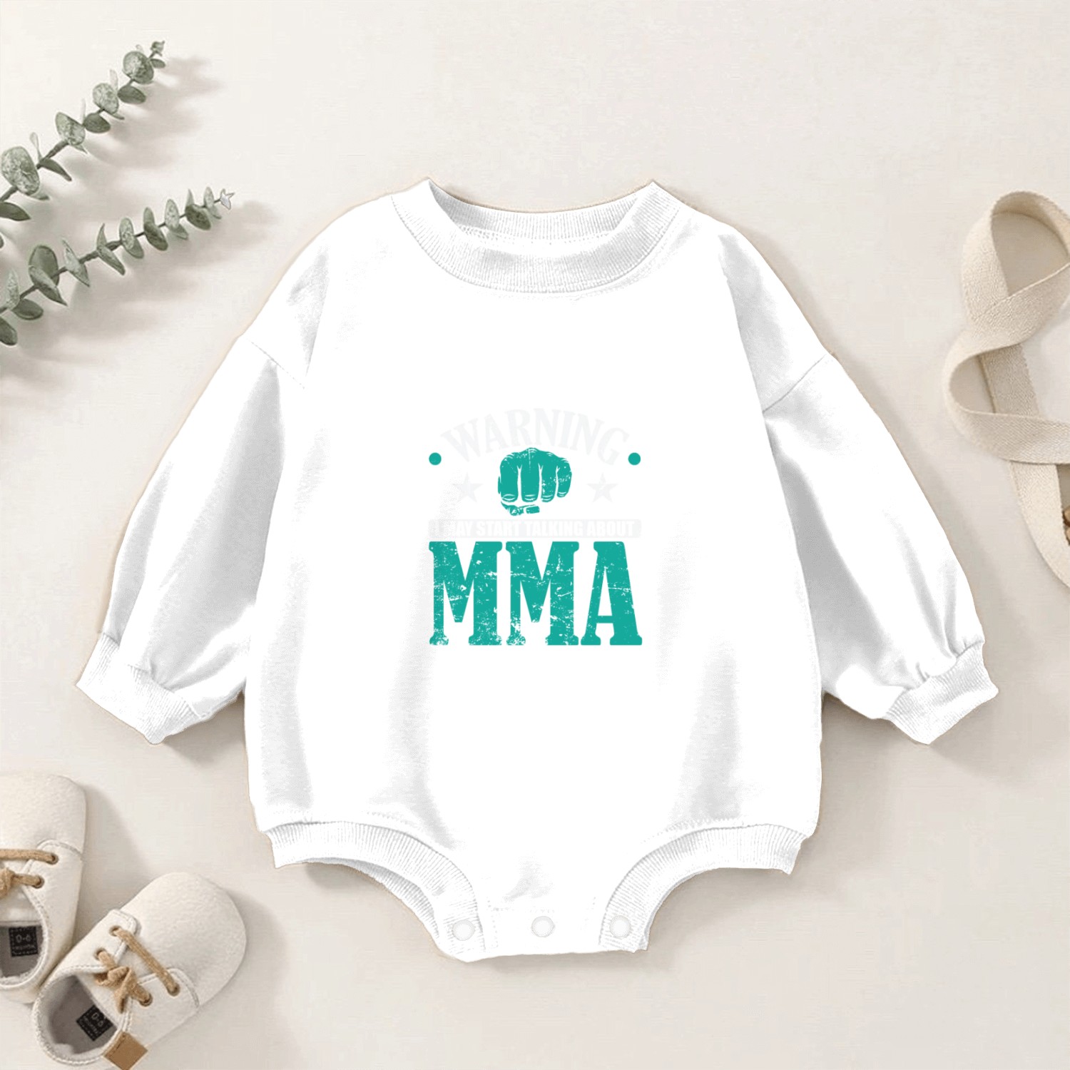 Warning I may start talking about MMA Baby Romper Sweatshirts
