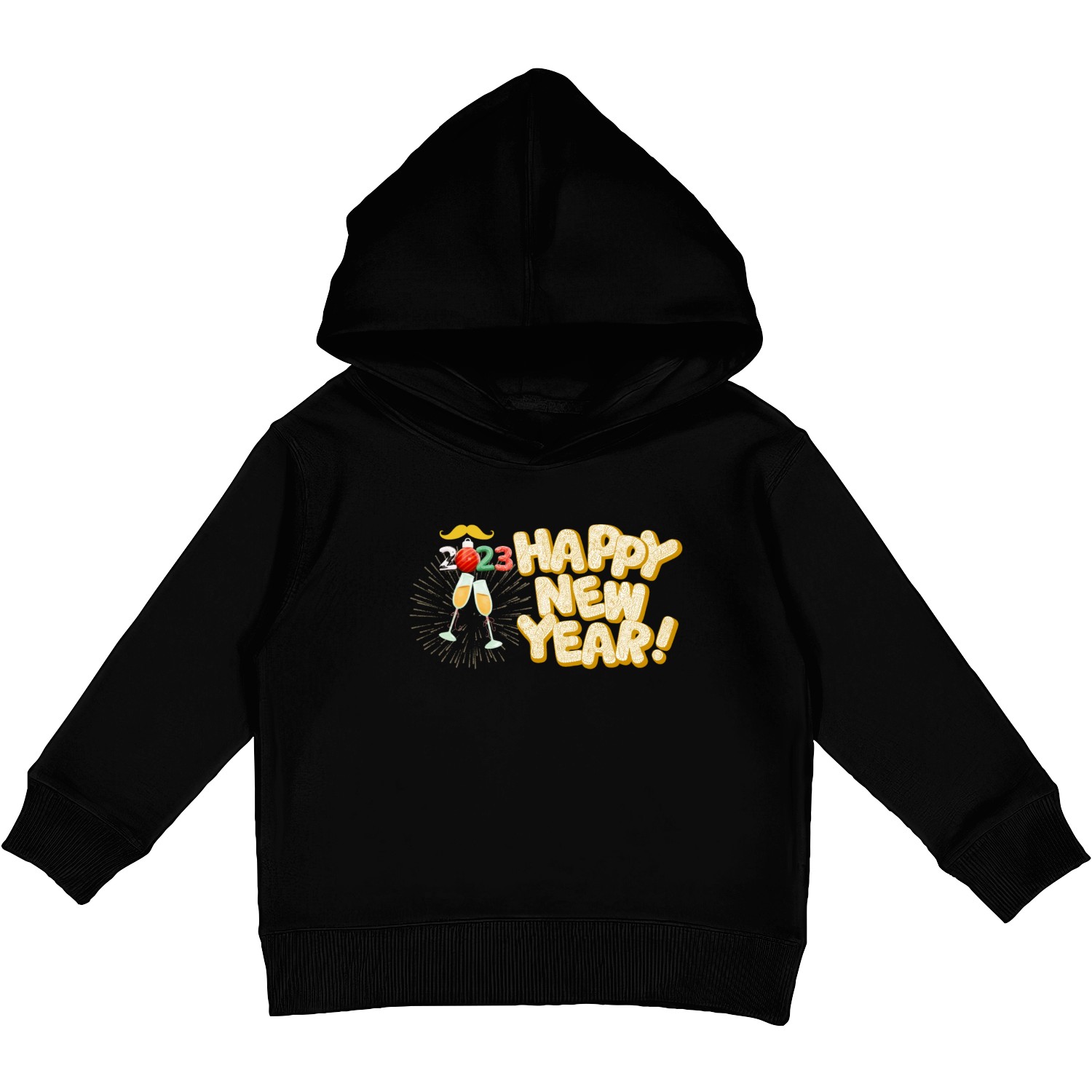 Happy New Year, 2023 Matching Family, Cheers tees Kids Pullover Hoodies