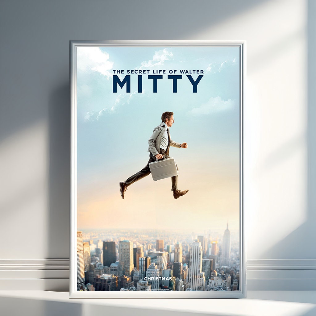 The Secret Life of Walter Mitty Movie Poster, Film Fan Poster, Home Decor