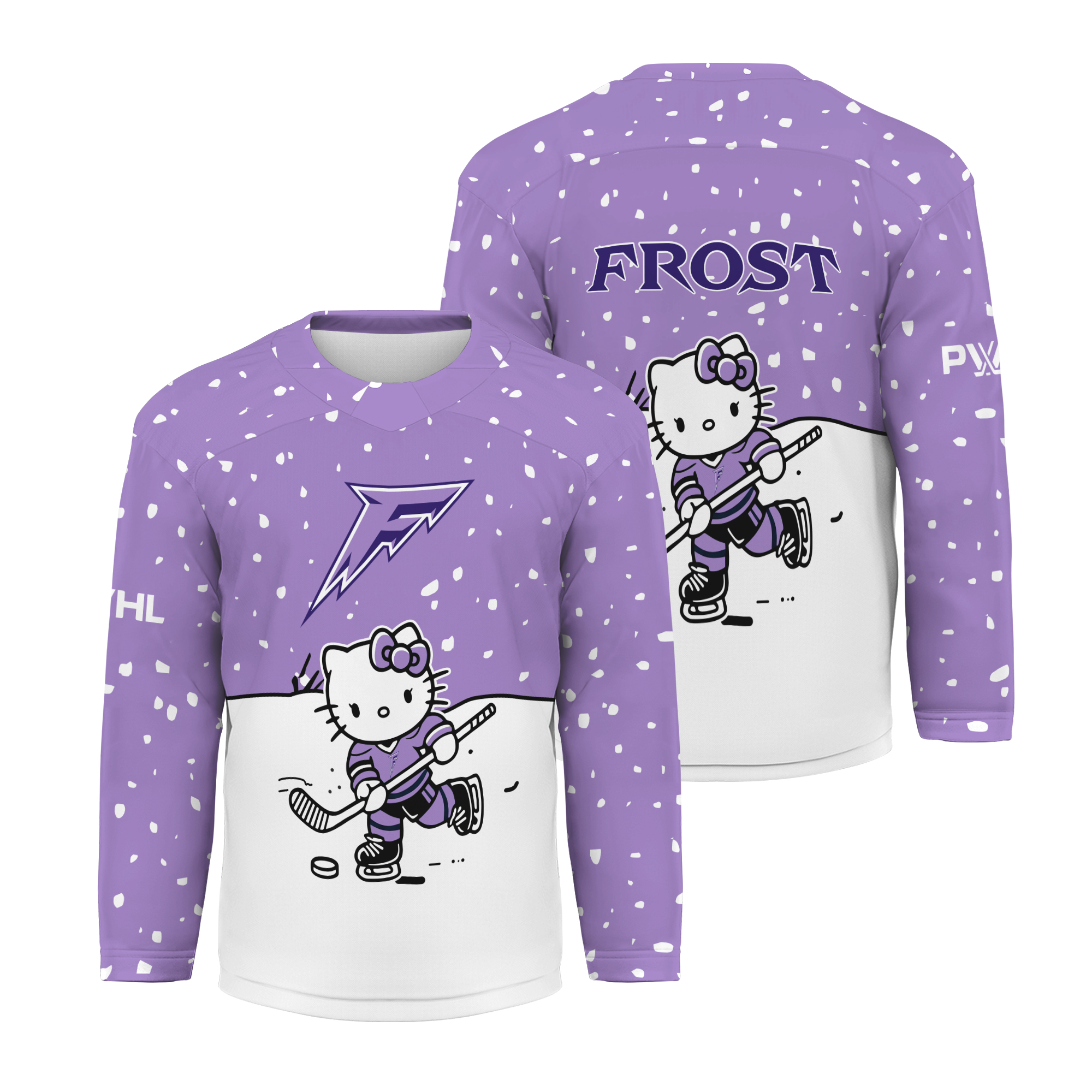 Personalized Minnesota Frost x Kitty Christmas 2025 Hockey Shirt