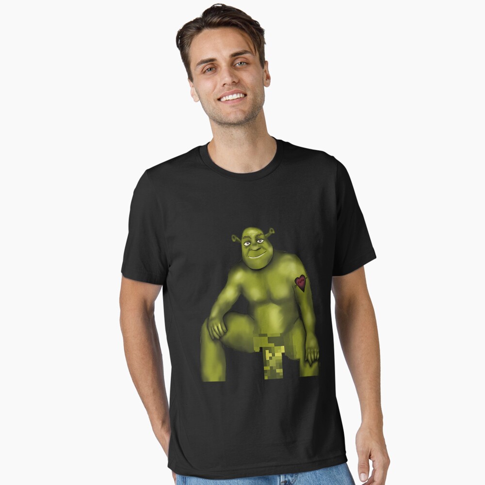 Thicc Boy Shrek Essential T-Shirt, Gift Funny