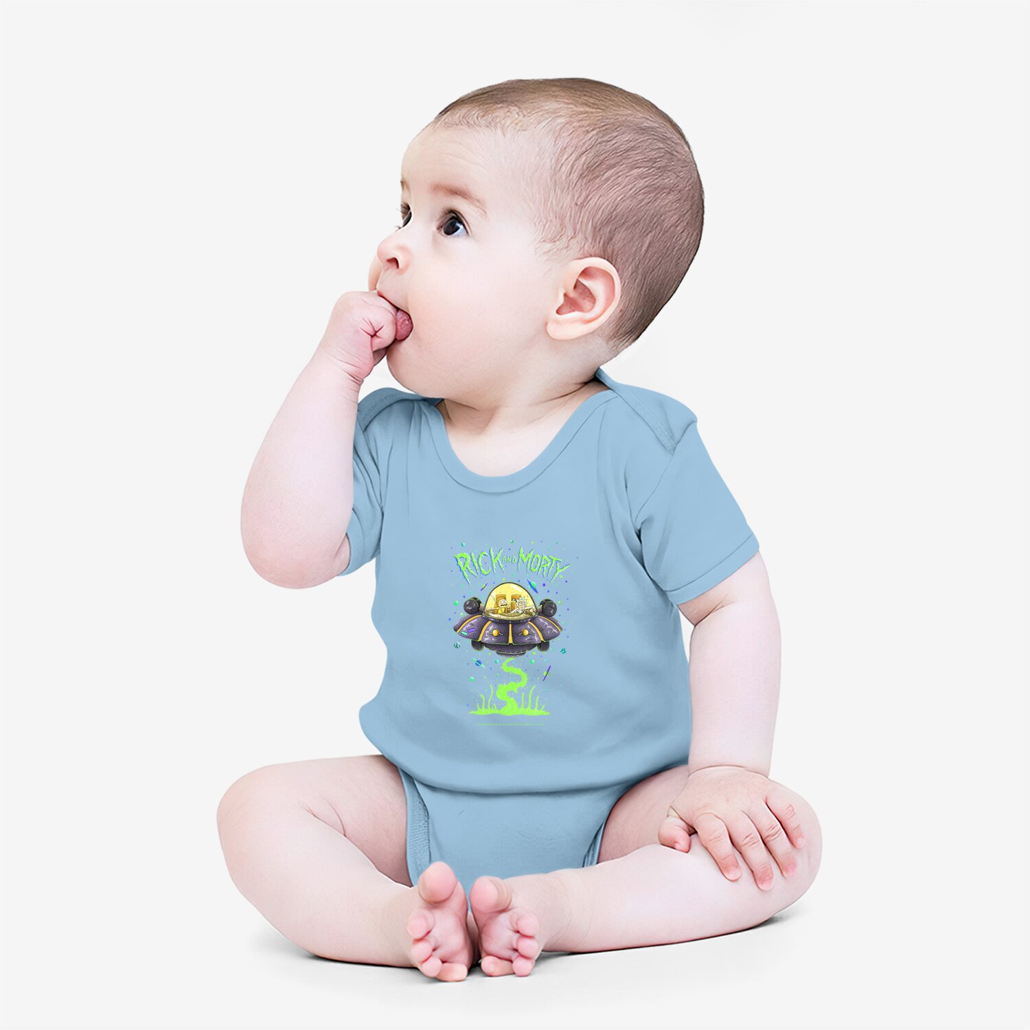 Rick and Rickandmorty Drunk Rick Ship Onesie
