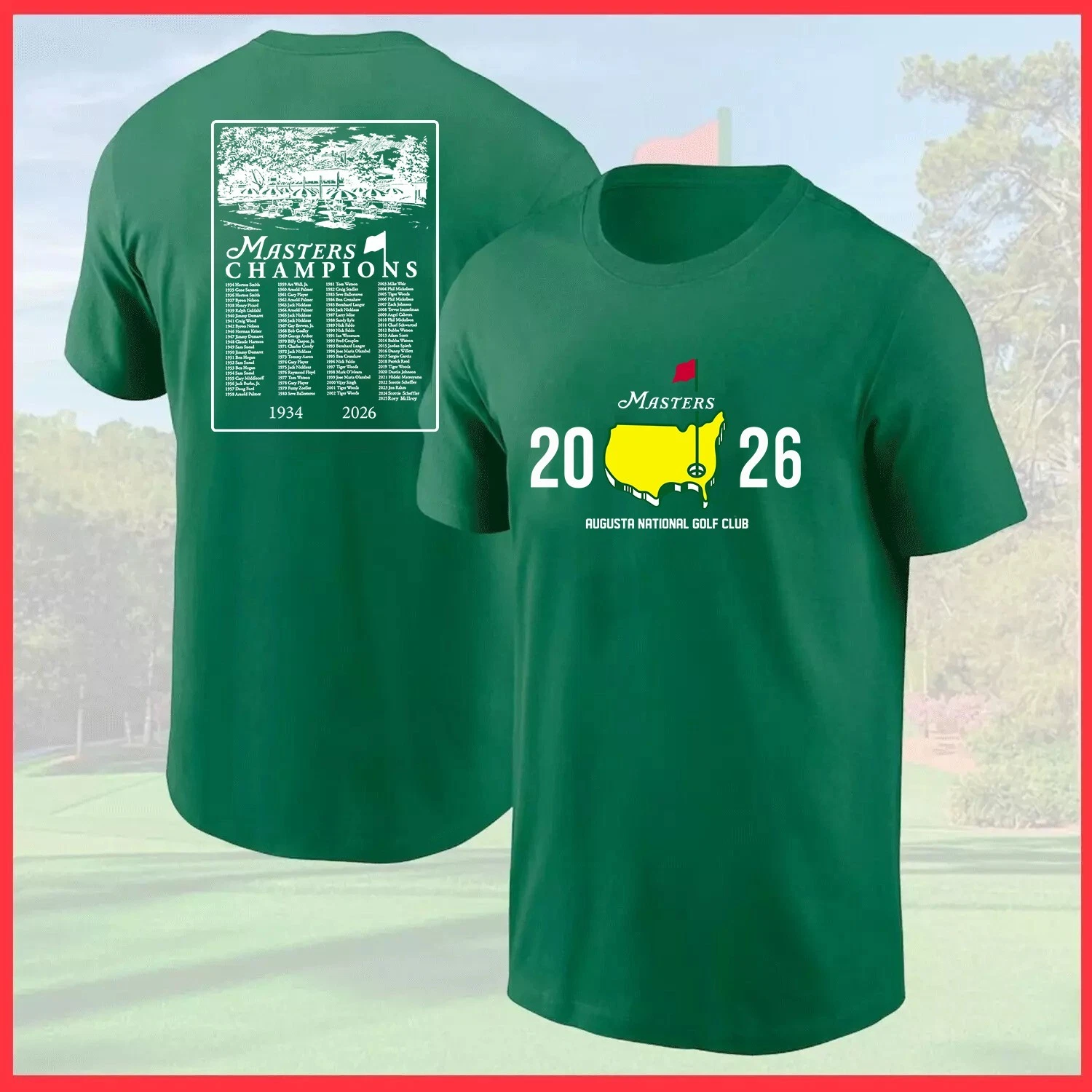 Augusta National Golf Club Tee - 2026 Masters Tournament Shirt