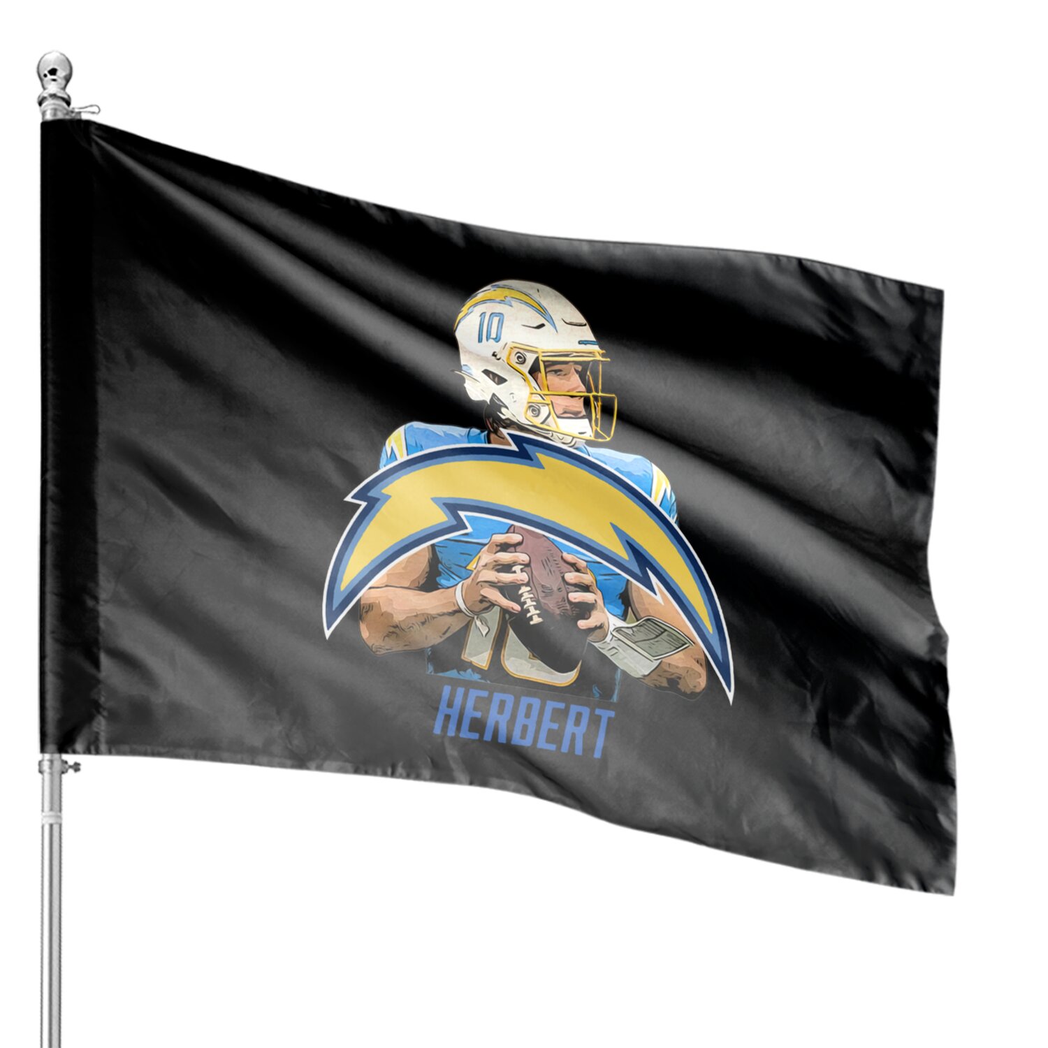 Justin Herbert House Flags | San Diego Chargers
