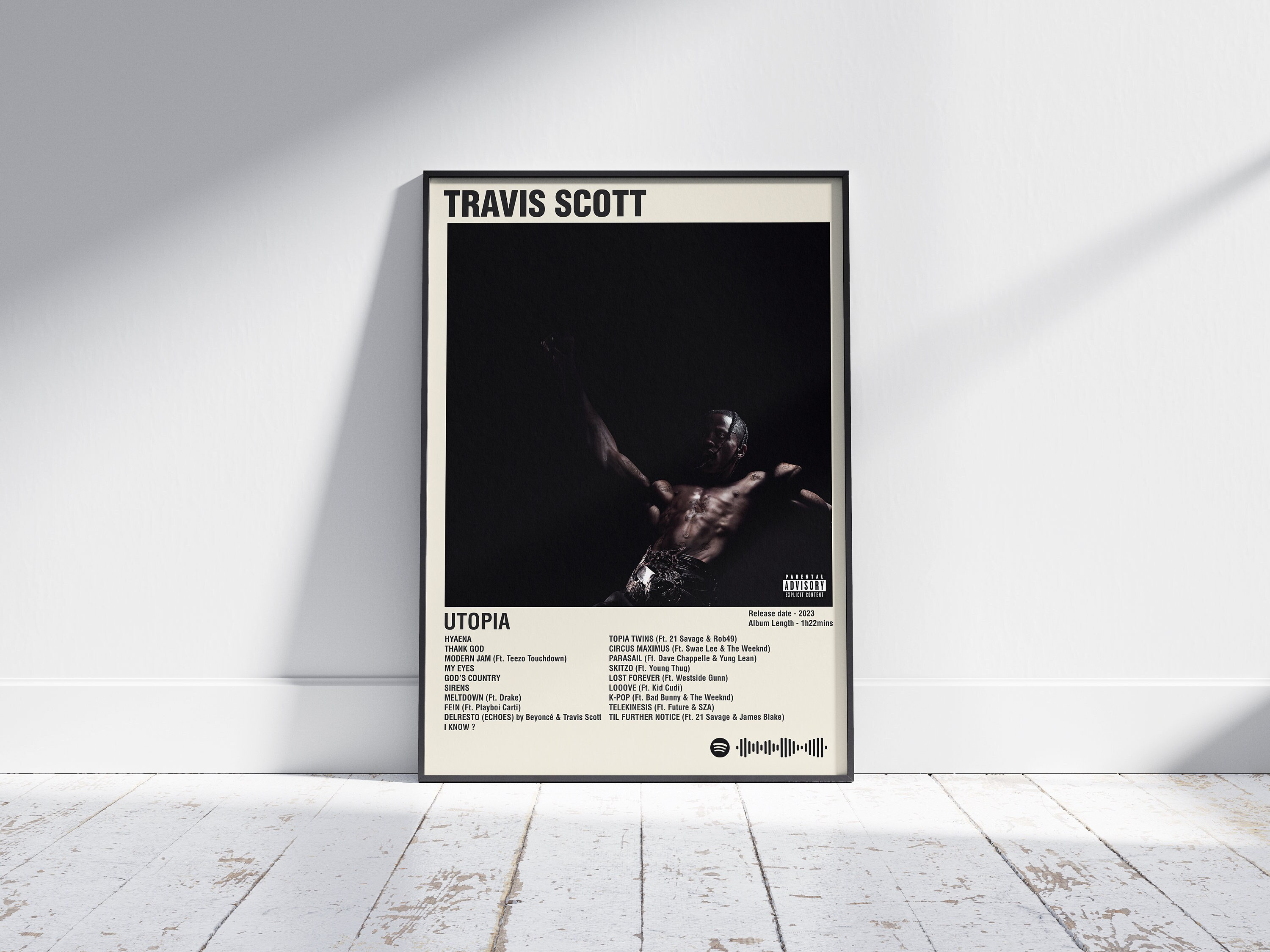 Travis Utopia poster, Travis Poster, Utopia Poster