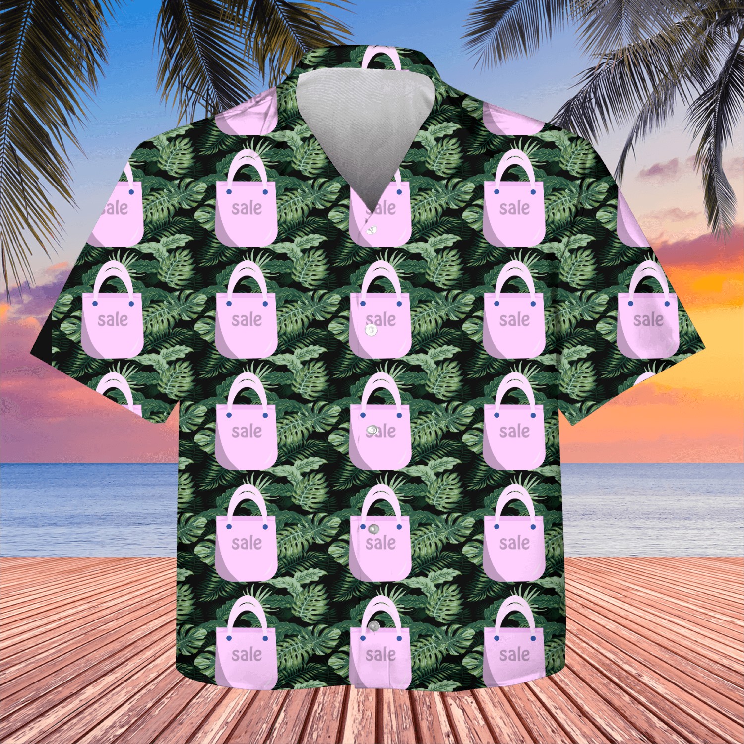 SHOP BAG ILLUSTRATION Kids Hawaiians