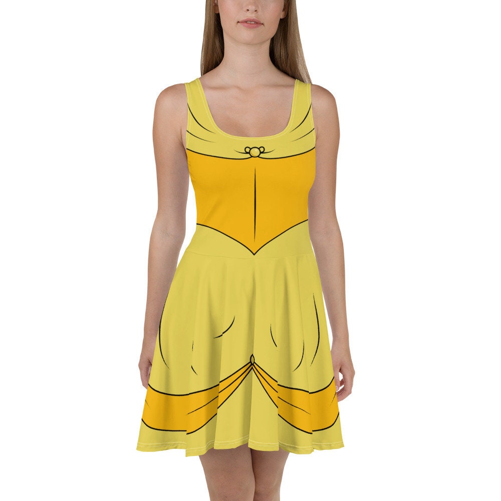 Princess Beauty Cosplay Skater Dress / Running Costume