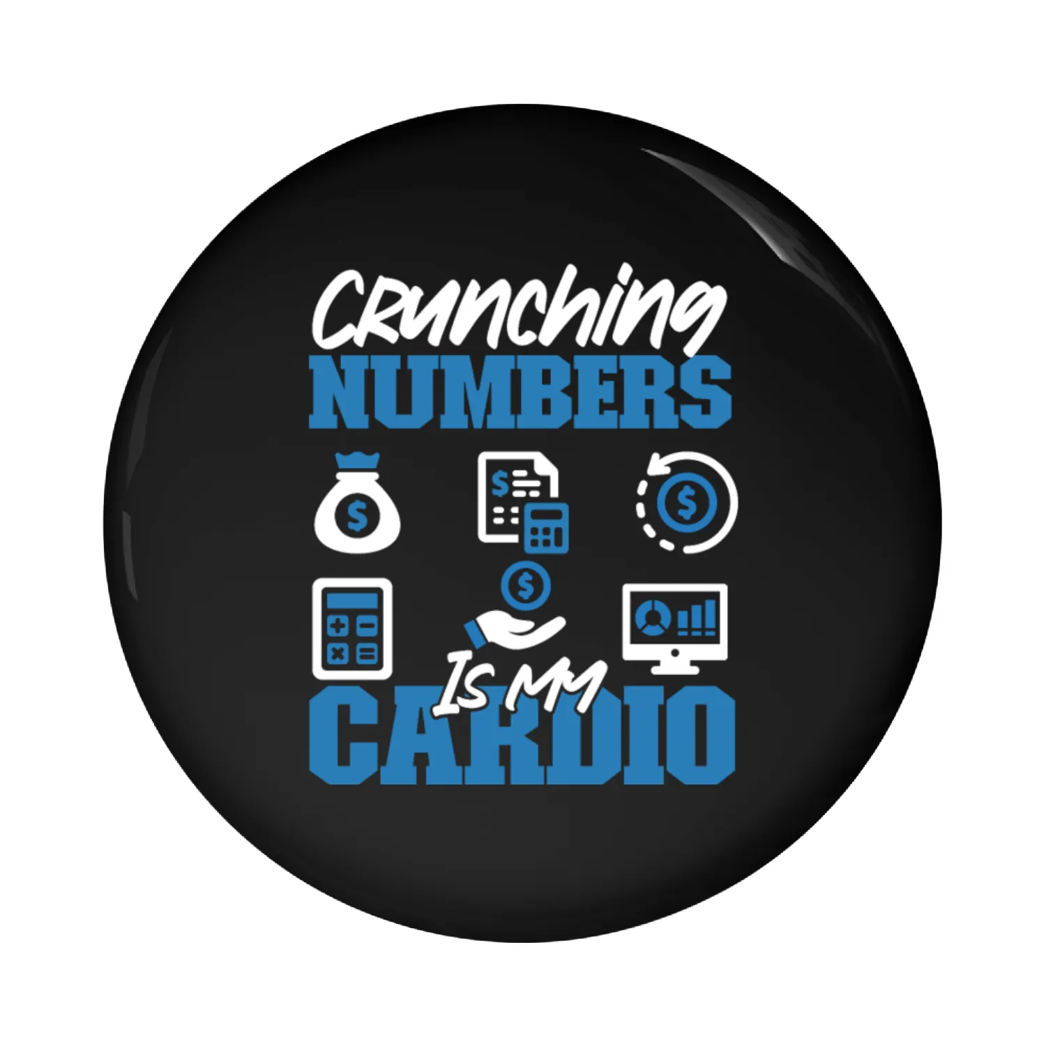 Accountant Bookkeeper Accounting Pin Buttons