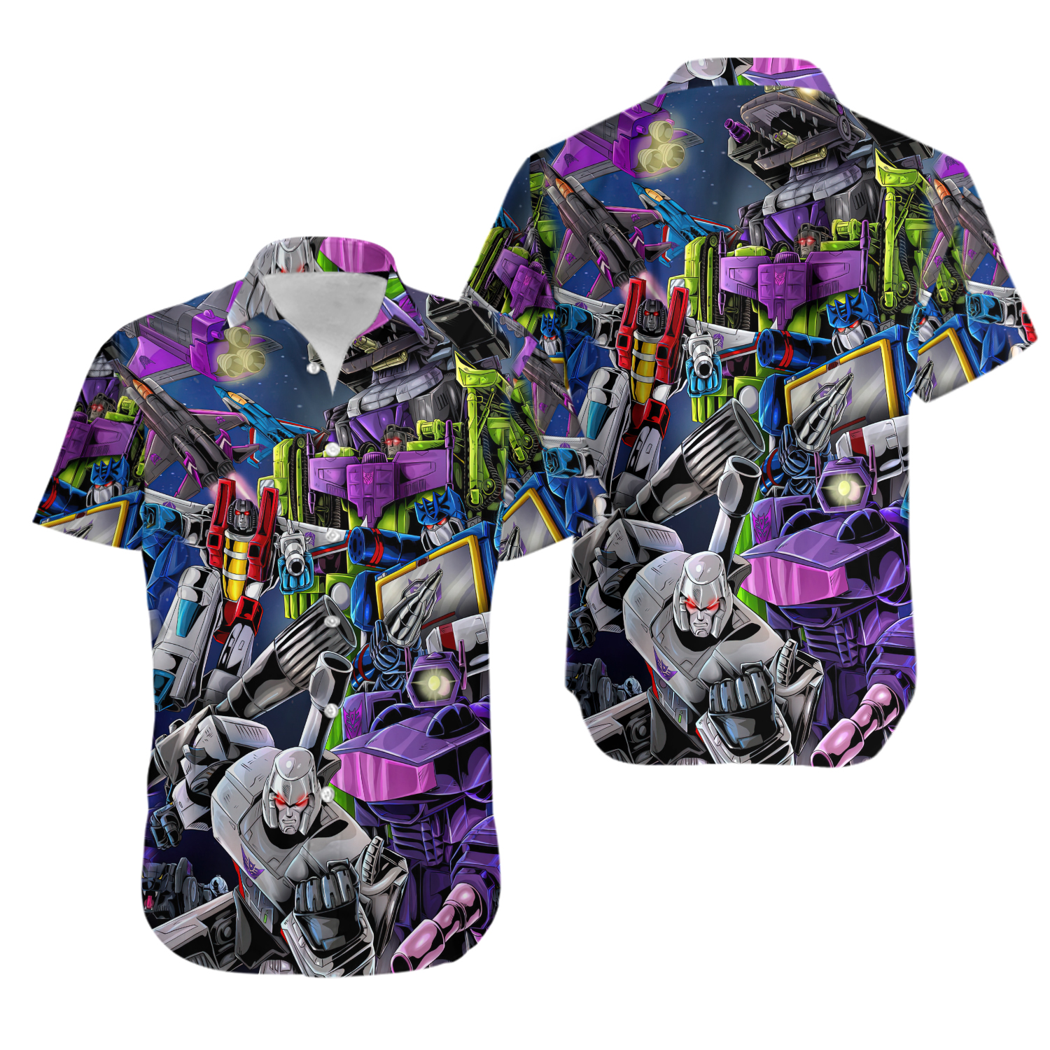 The coolest Transformers Hawaiian Shirt