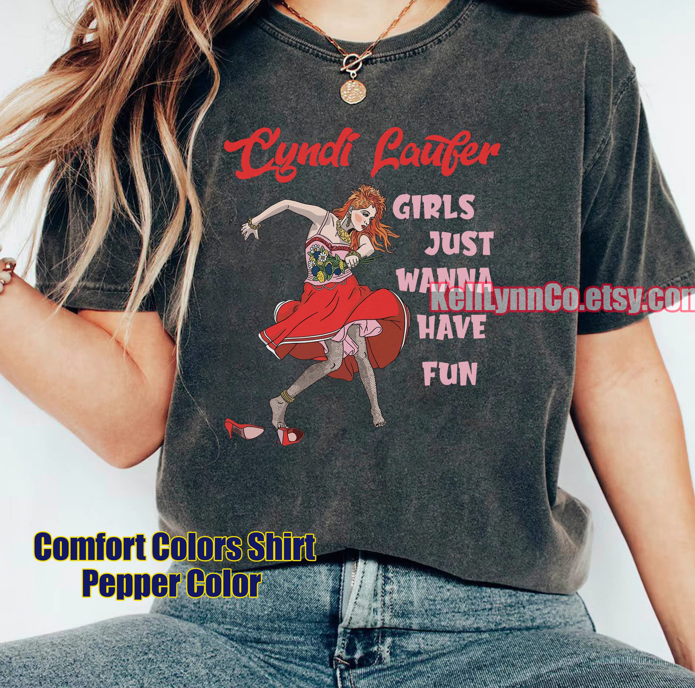 Cyndi Lauper shirt Cyndi Lauper Cotton T-shirt, Best Seller Artist Tees Throwback Vintage Tee Unisex 80s 90s Gift Shirt