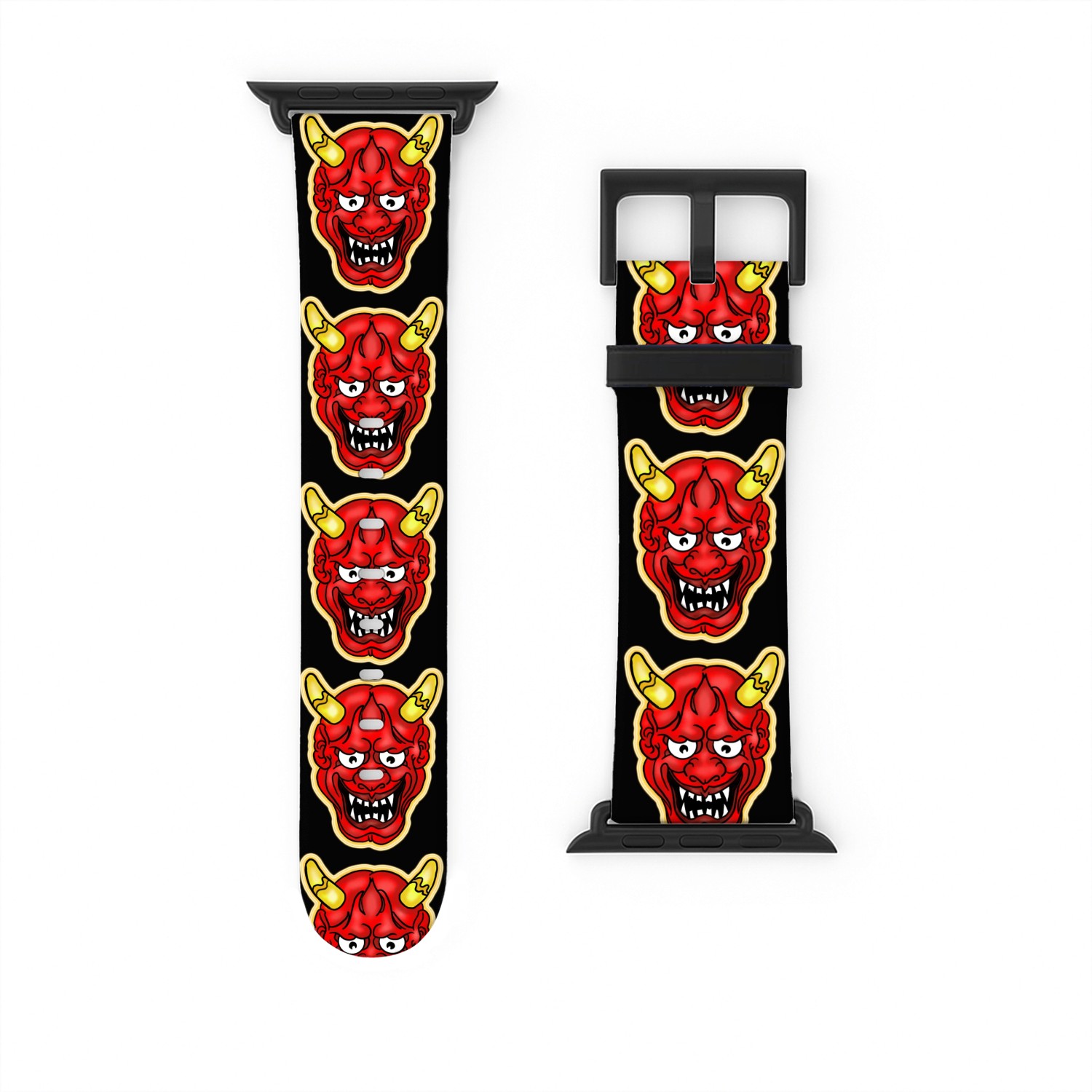 Japanese Mask Design - Crazy Cool Kids Watch Bands For Apple Watch Desig