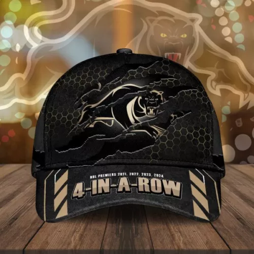 2025 Penrith Panthers Classic Cap, Penrith Panthers Team Football Game Day Caps, Football Caps