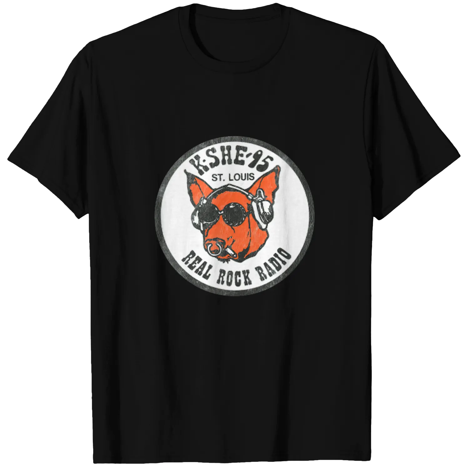 K-She St Louis / Defunct 80s Radio Station - Radio Station - T-Shirt