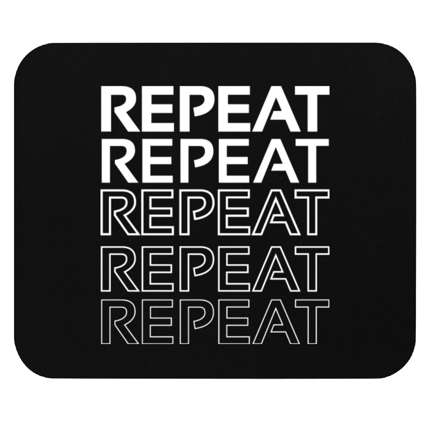 TypoGraphy Mouse Pads Design