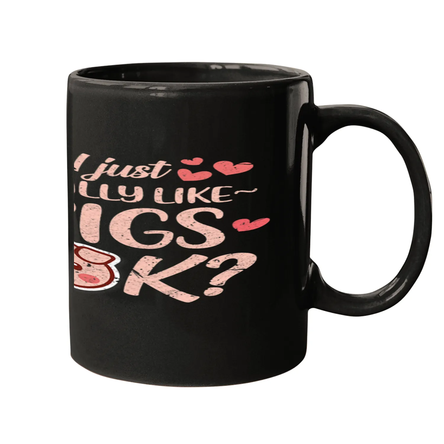 I Just Really Like Pigs Ok Pig Lover Pig Owner Kawaii Grunge Mugs