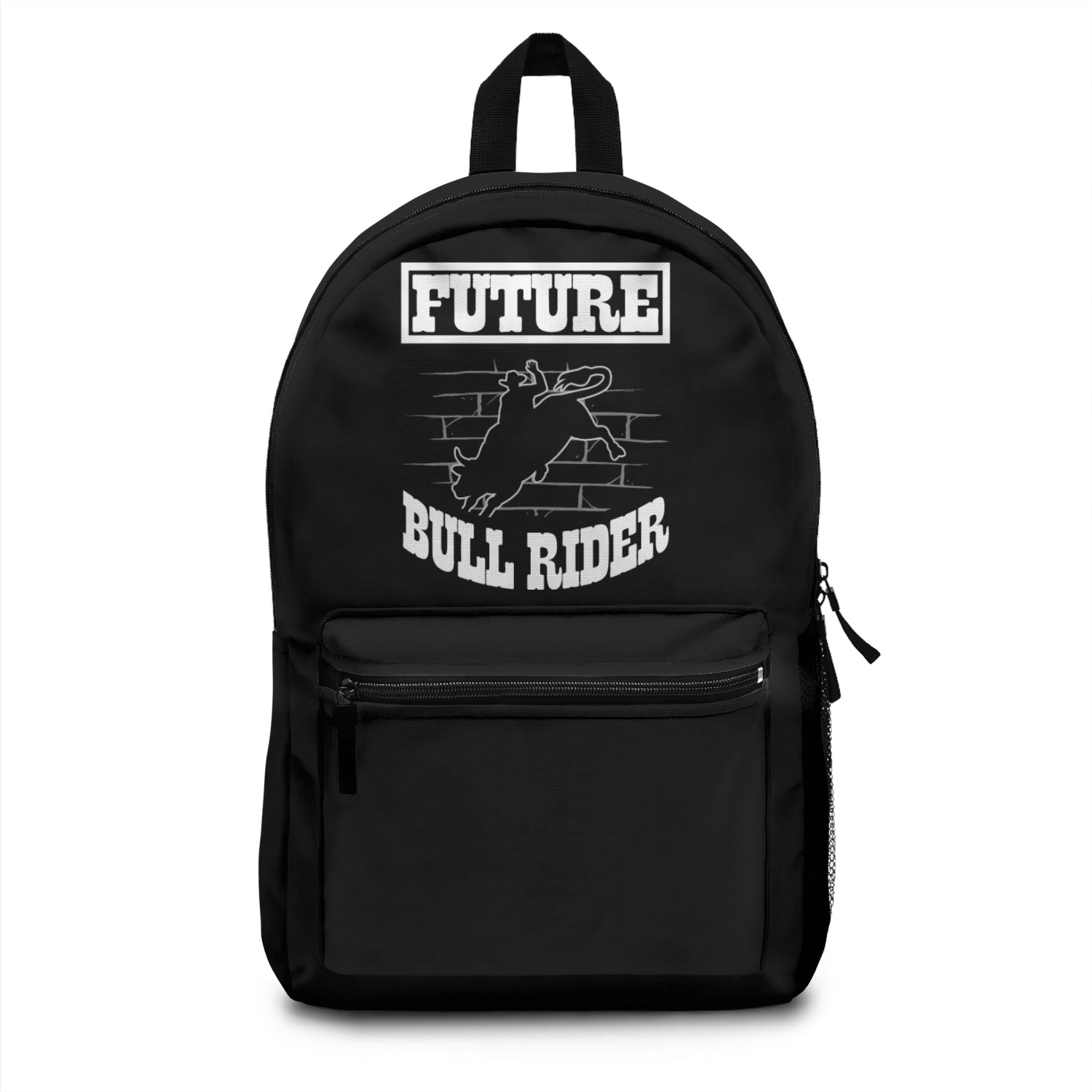 Future Bull Rider Bull Riding Western Rodeo Cowboy Backpacks