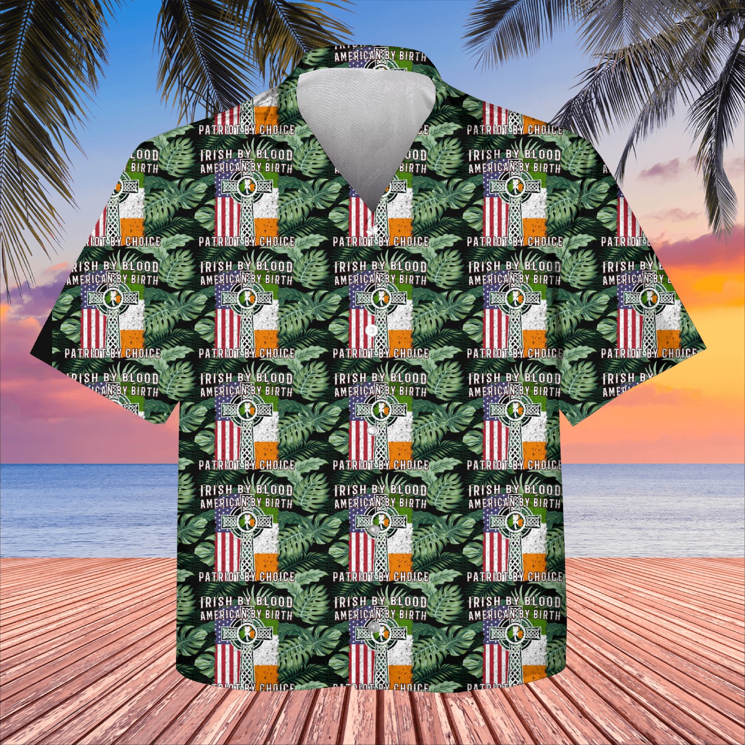 Irish By Blood American By Birth Patriot By Choice Kids Hawaiians