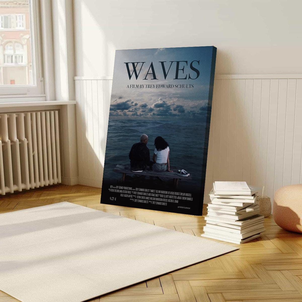 Waves Movie Posters, Wrapped Poster, Wall Art, Room Decoration, Retro Aesthetics