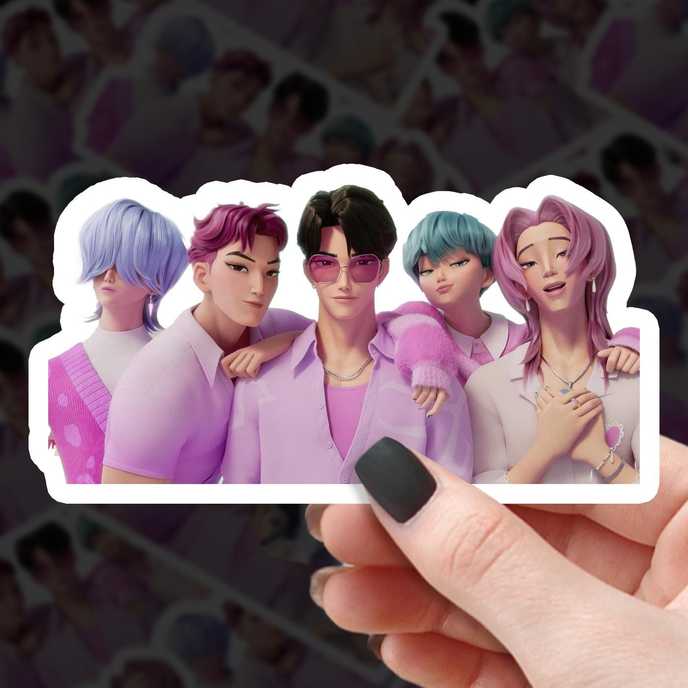 K-POP Demon Hunters - SAJA BOYS Sticker