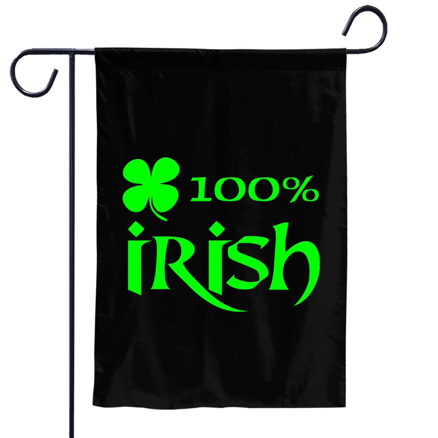 100 percent irish Garden Flags