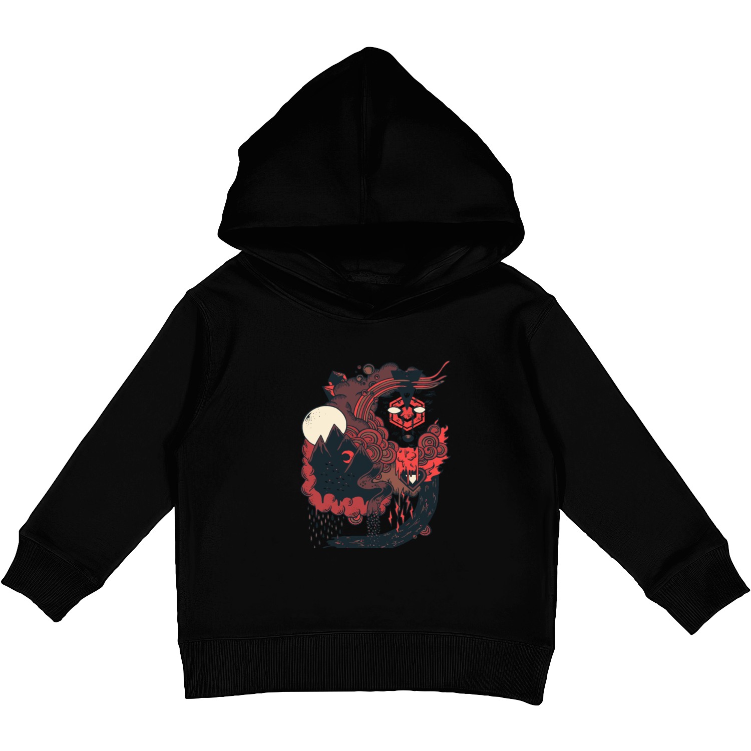Leader of the Pack Kids Pullover Hoodies