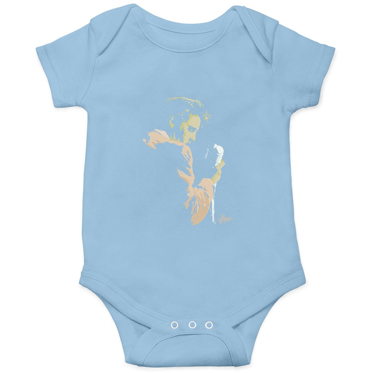 Elvis Presley The King Rock Early Elvis Adult Baby Bodysuit