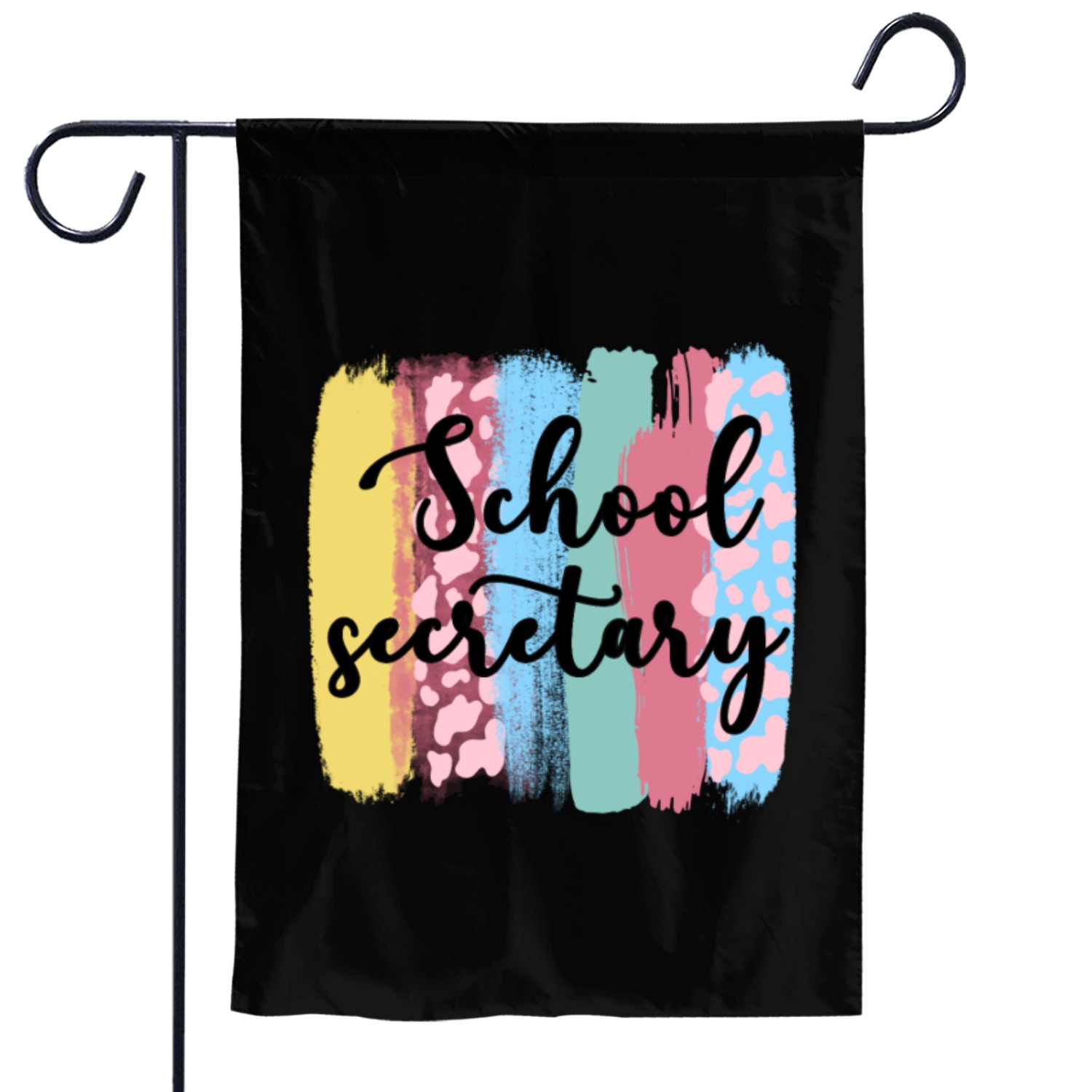 School secretary pattern Garden Flags