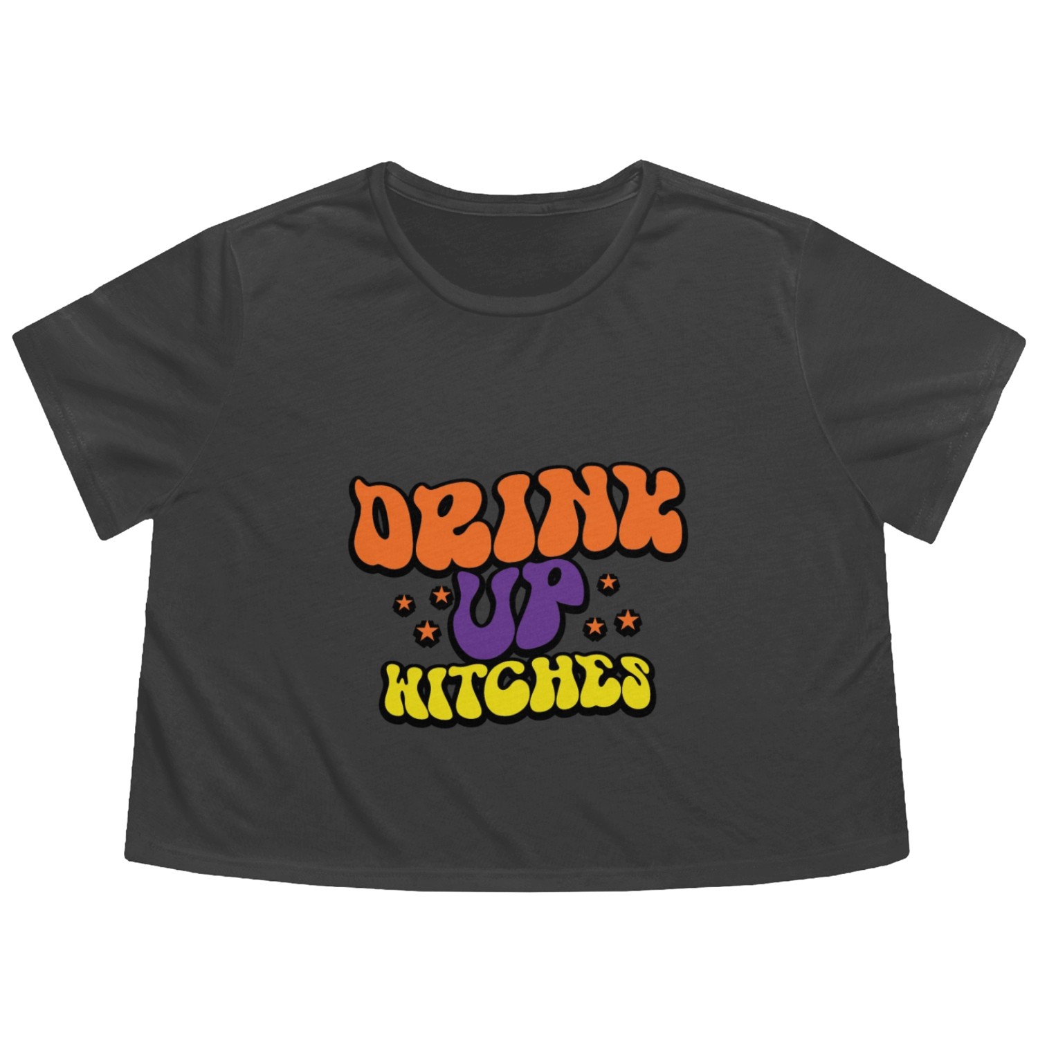 Drink up Witches Flowy Cropped Tees