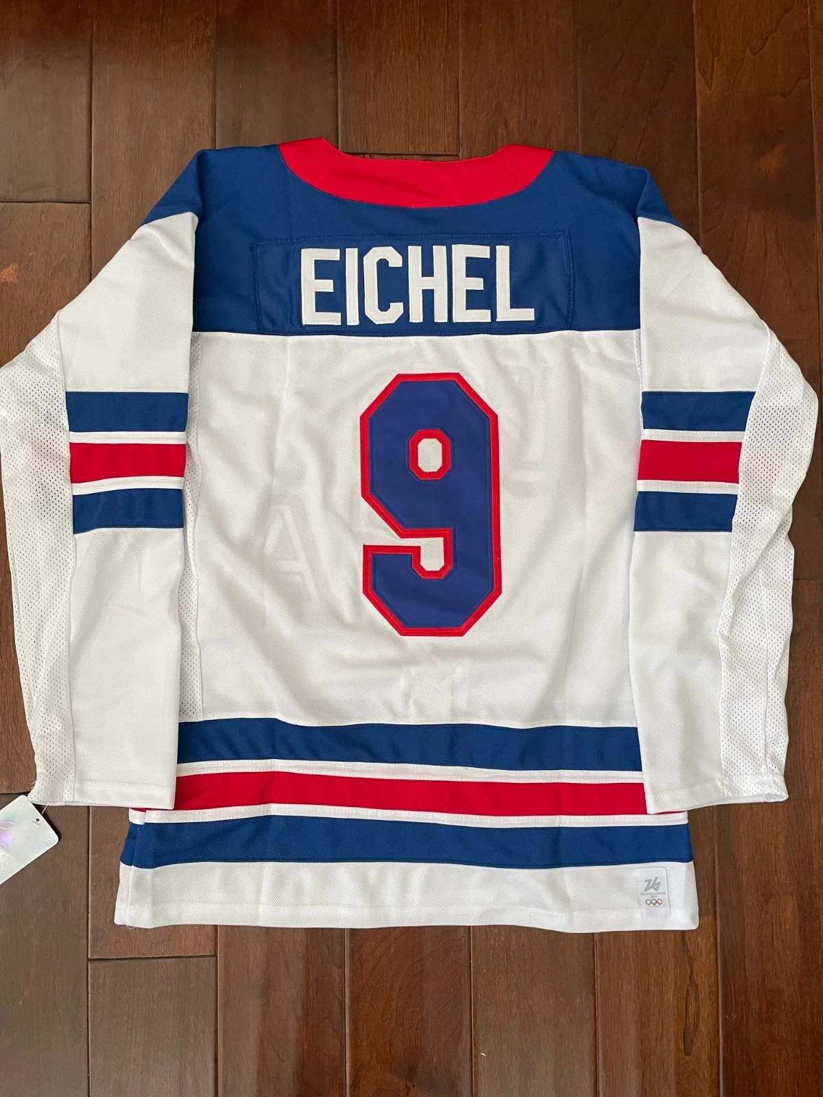 Jack Eichel Team USA Men's Hockey Jersey White 2026 Milan Olympics