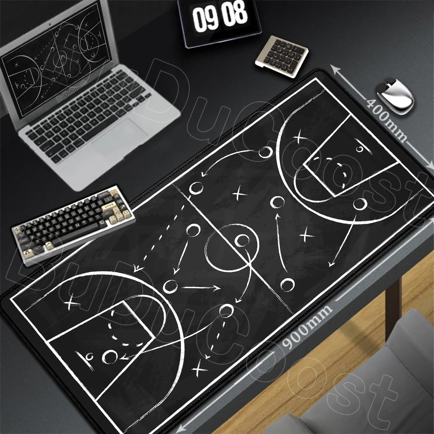 Basketball Football Court MousePad XXL Gaming Accessories Office Game Keyboard Mat Anti-Slip Laptop Large Rubber Anime Mouse Pad