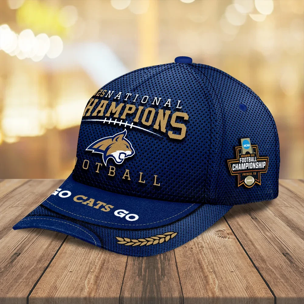 Montana Bobcats Football 2025 National Champions Classic Cap