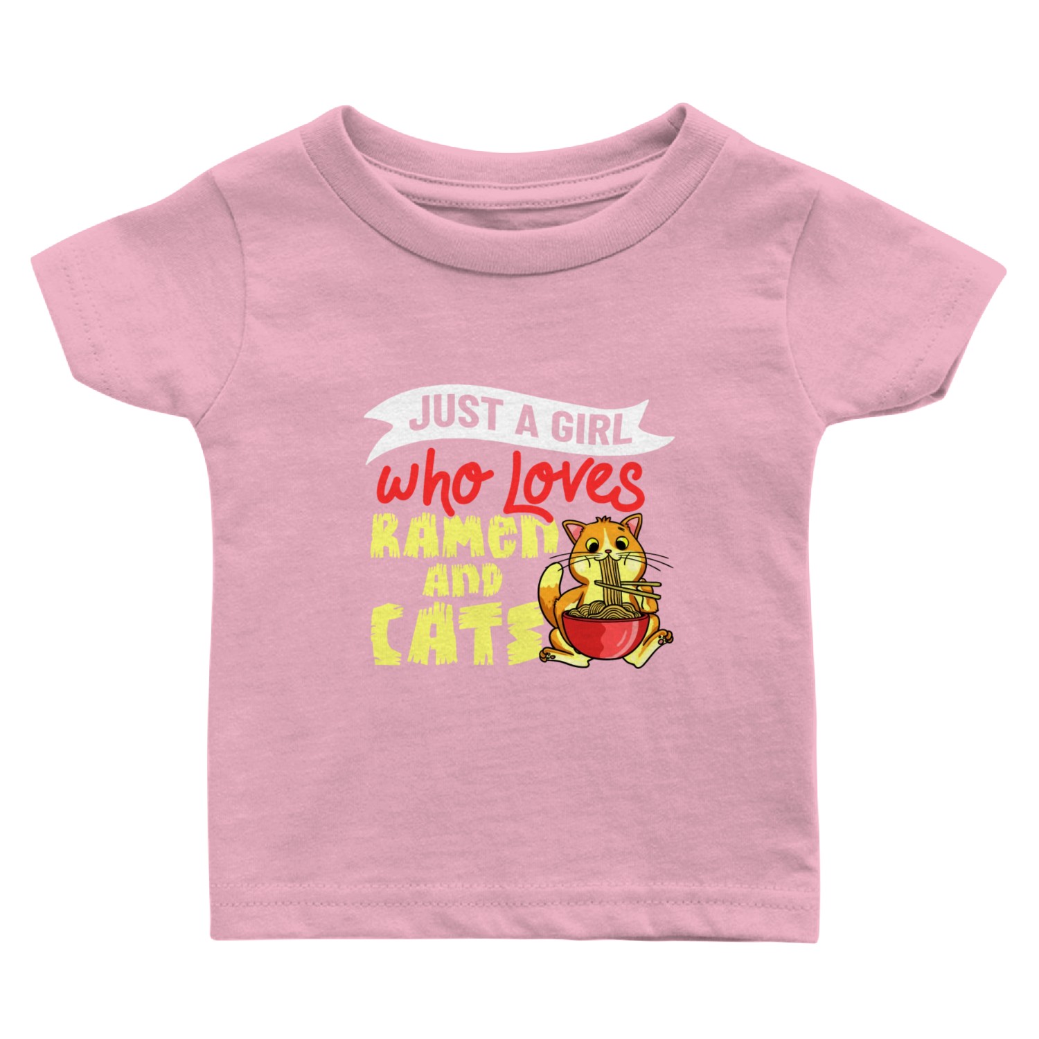 Ramen Cat Bowl Chicken Noodle Soup Japanese Baby T Shirts