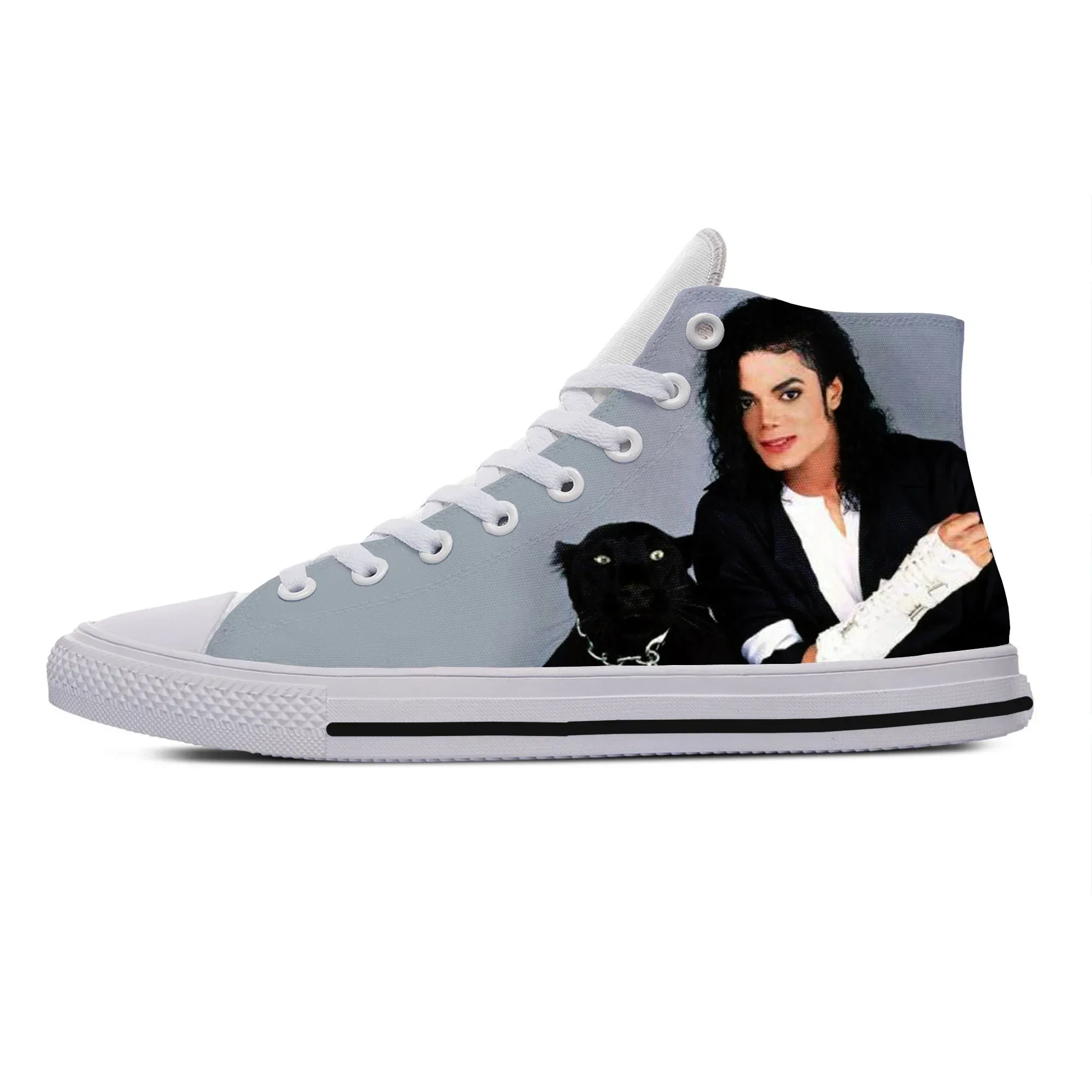 Hot Cool Fashion Summer High Quality Sneakers Latest Casual Shoes Men Women Michael Joseph Jackson High Help Classic Board Shoes