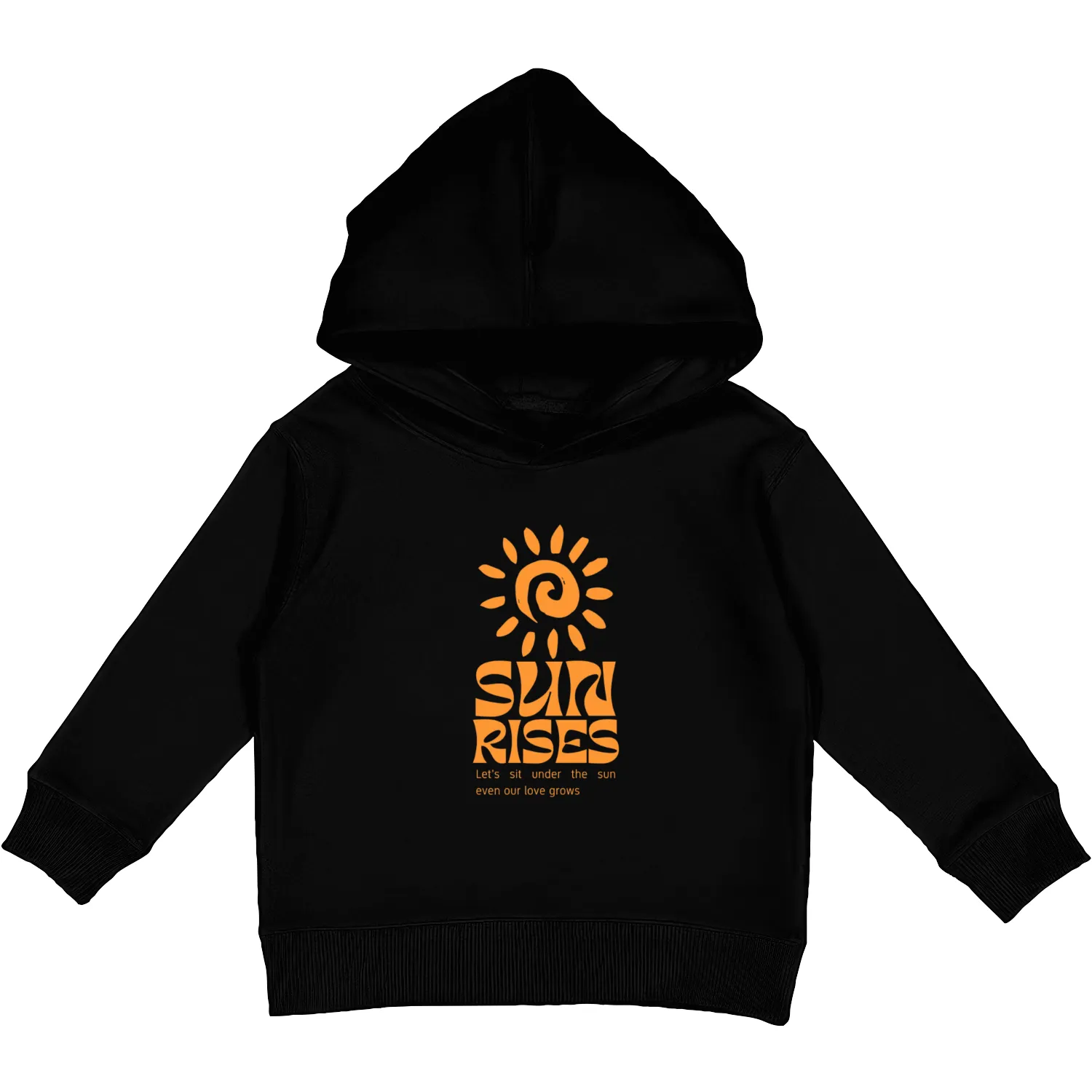 Sun Rises Kids Pullover Hoodies