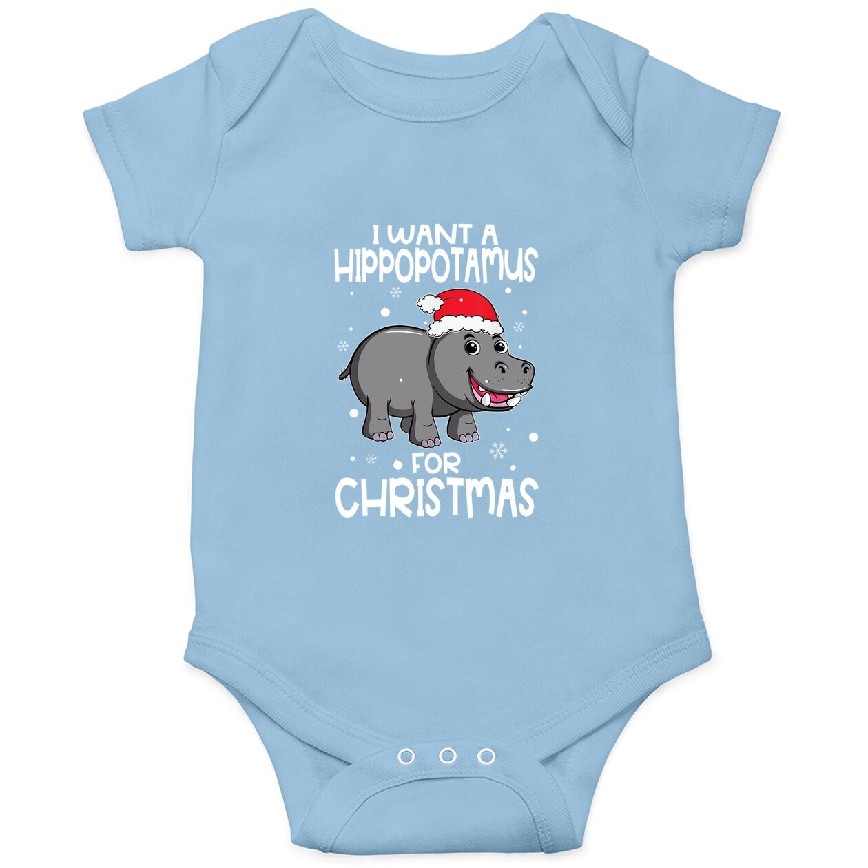 Christmas - I Want A Hippopotamus For Christmas Baby Bodysuit