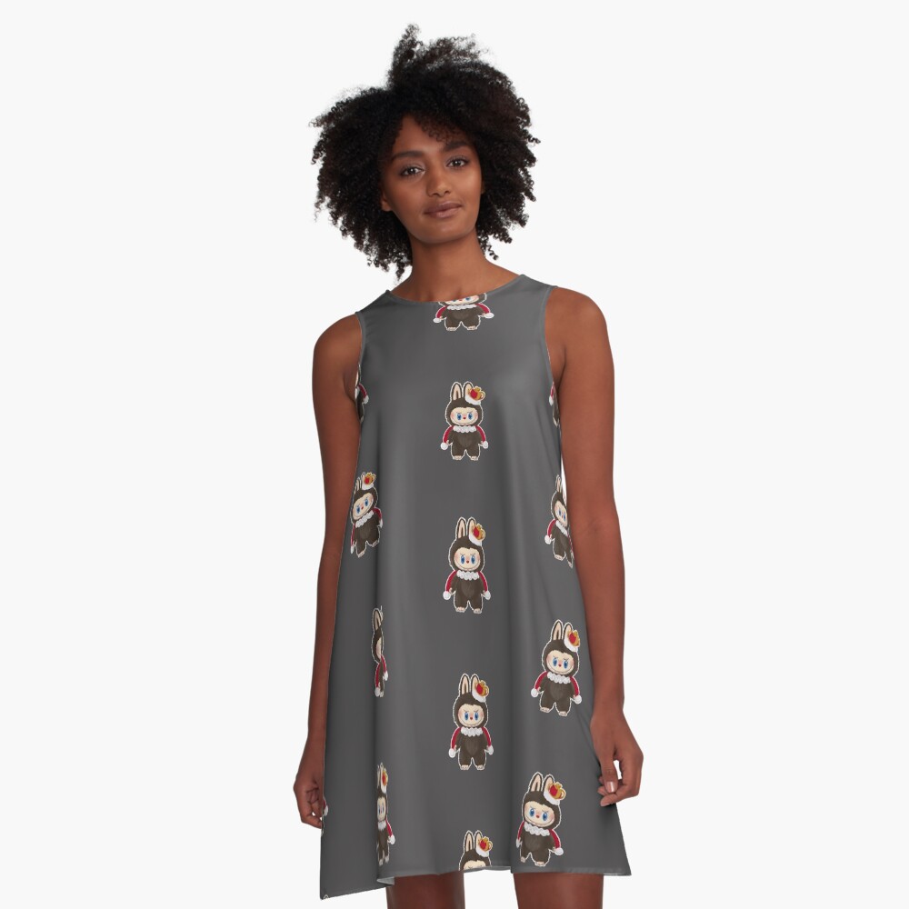 Labubu King A-Line Dress, Gift for Her