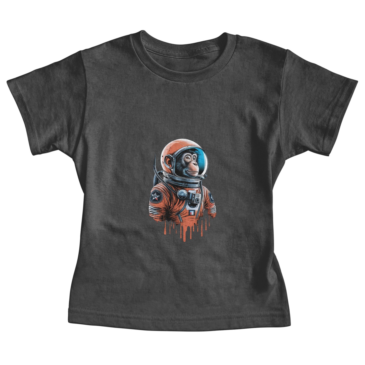 Space Adventure Monkey Astronaut Baby Tees
